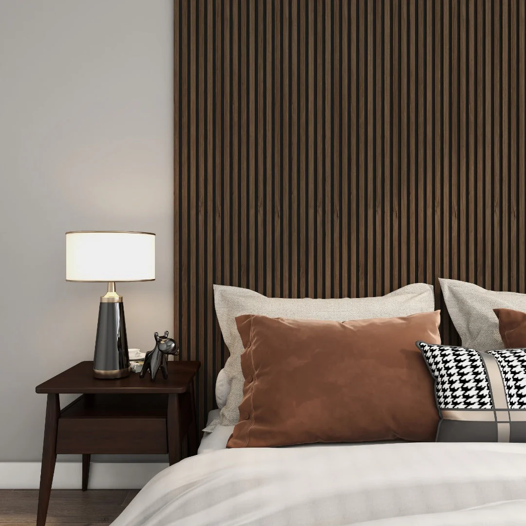Akustikpaneel Eiche Geräuchert | 240 cm x 60 cm | Einseitig Echtholzfurnier - Image 7