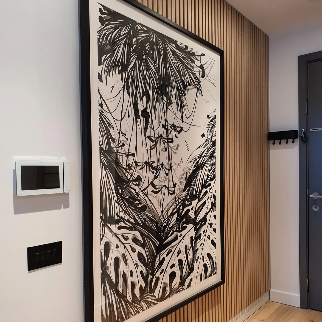 Akustikpaneele Natürliche Eiche | XL 300 cm x 60 cm | Dreiseitig Echtholzfurnier - Image 3