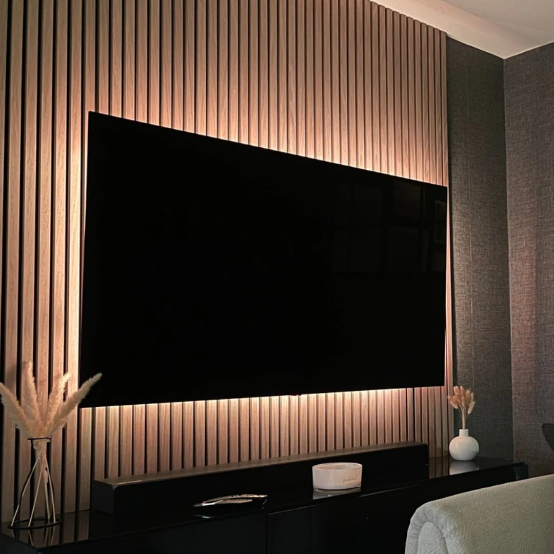 Akustikpaneele Natürliche Eiche | XL 300 cm x 60 cm | Dreiseitig Echtholzfurnier - Image 4