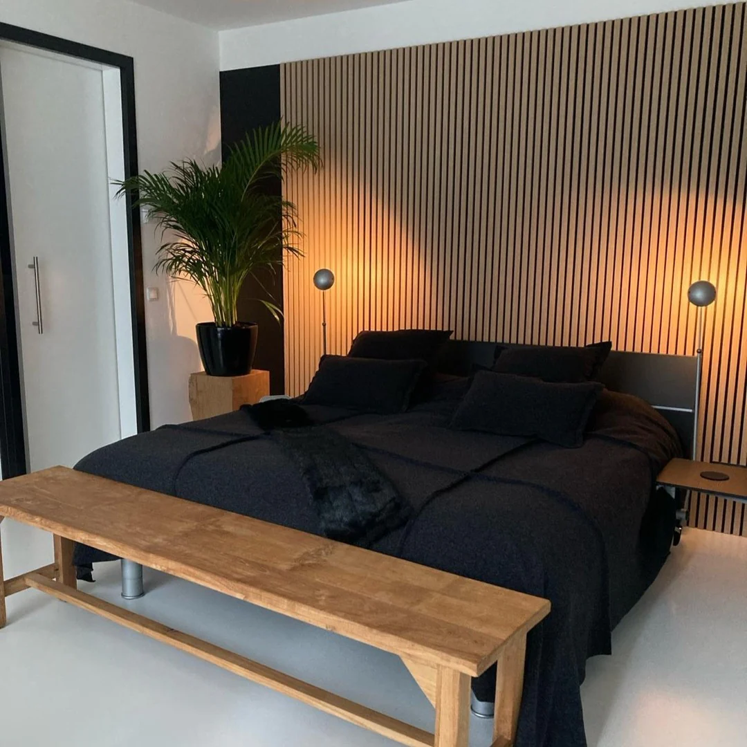 Akustikpaneele Natürliche Eiche | XL 300 cm x 60 cm | Dreiseitig Echtholzfurnier - Image 5