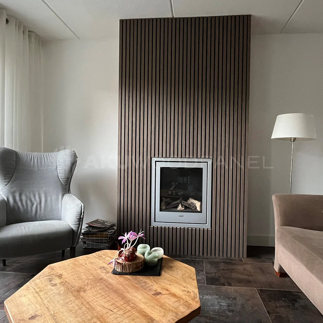 Akustikpaneel Walnuss | XL 300 cm x 60 cm | Einseitig Echtholzfurnier - Image 5