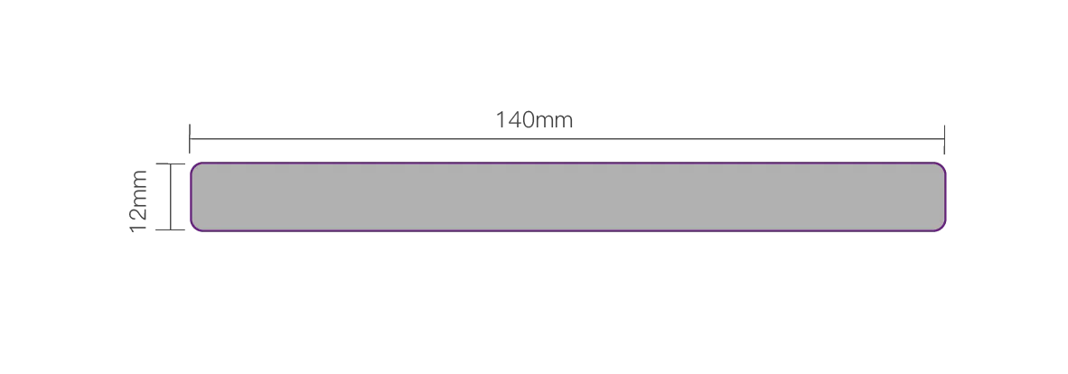 Fassadenbrett Steingrau 290CM | Abschlussbrett | Garten | 3D Holzmaserung - Image 3