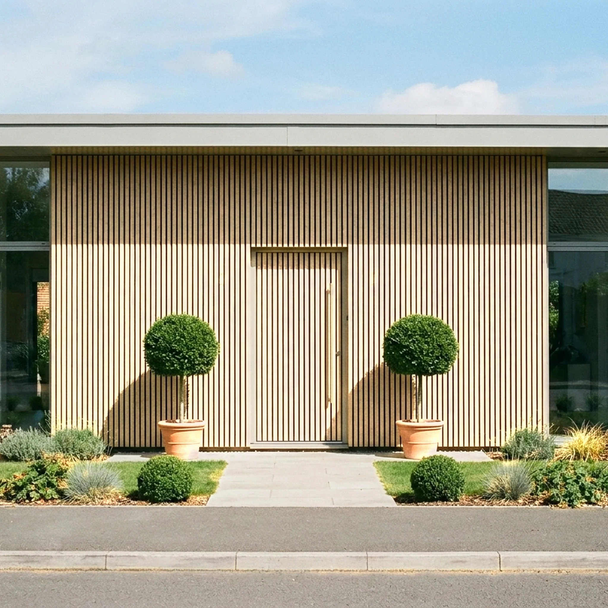 Fassadenverkleidung Birke 290CM | Garten | 3D Holzmaserung - Image 4