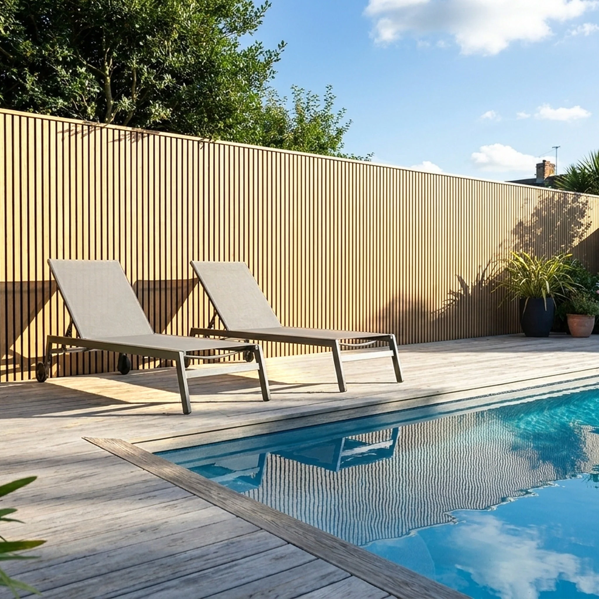 Fassadenverkleidung Birke 290CM | Garten | 3D Holzmaserung - Image 8