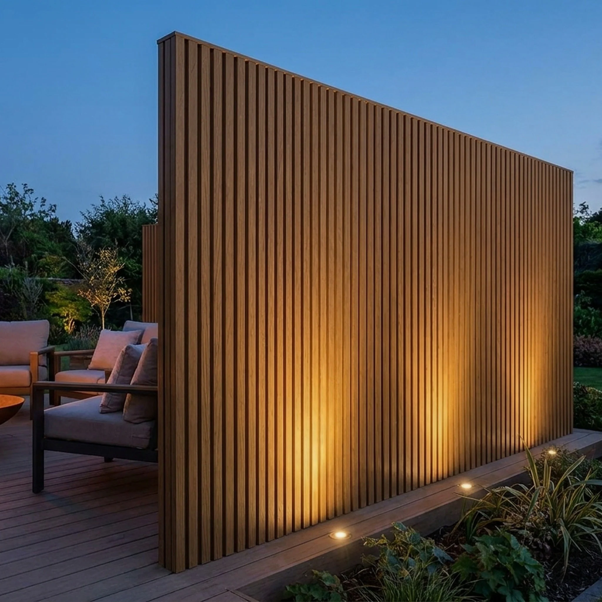 Fassadenverkleidung Eiche 290CM | Garten | 3D Holzmaserung - Image 10