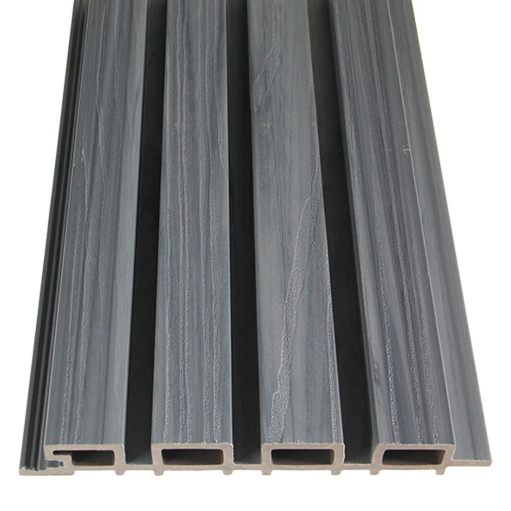 Fassadenverkleidung Steingrau 290CM | Garten | 3D Holzmaserung - Image 5
