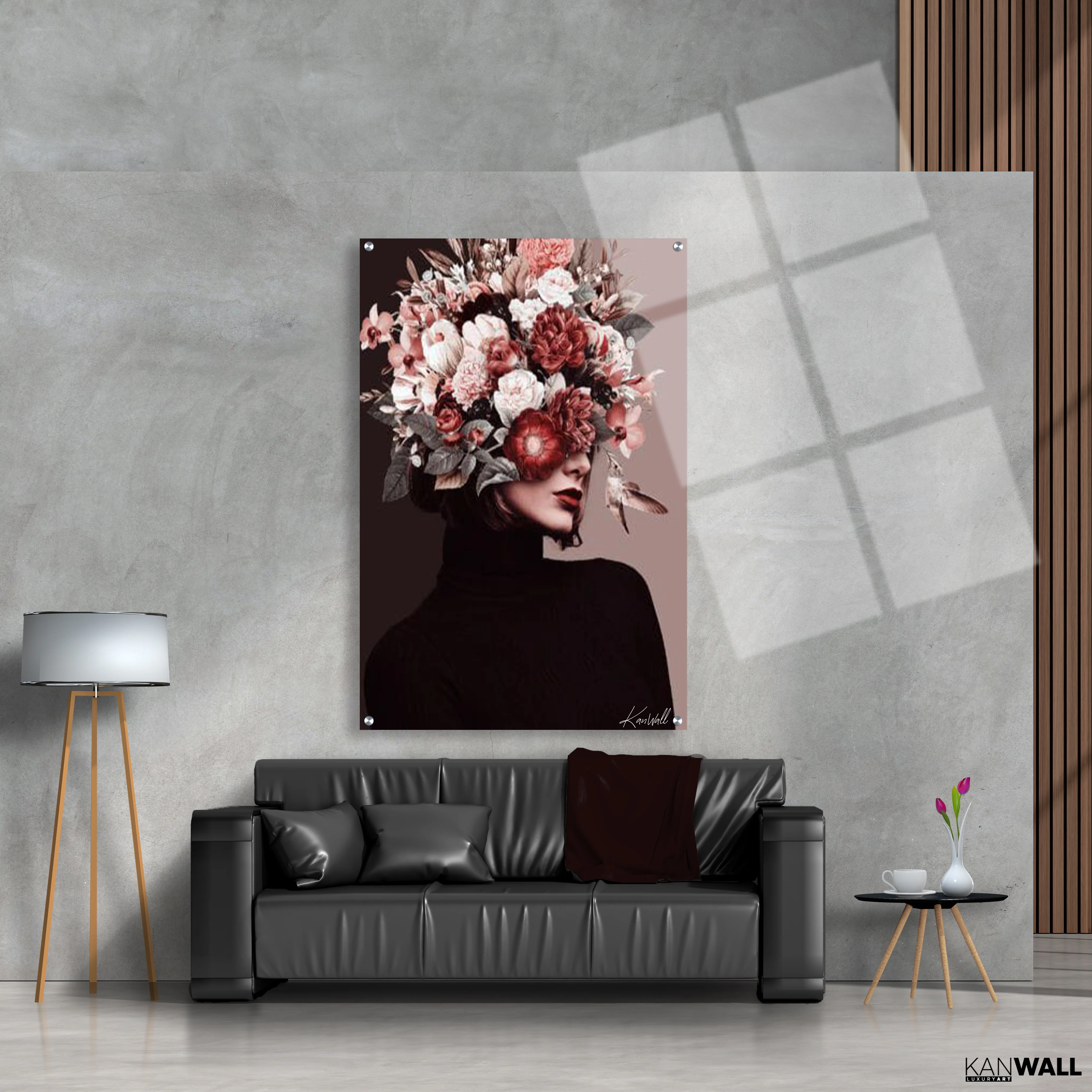 Leinwand | Plexiglas Malerei Flower Head - Image 3