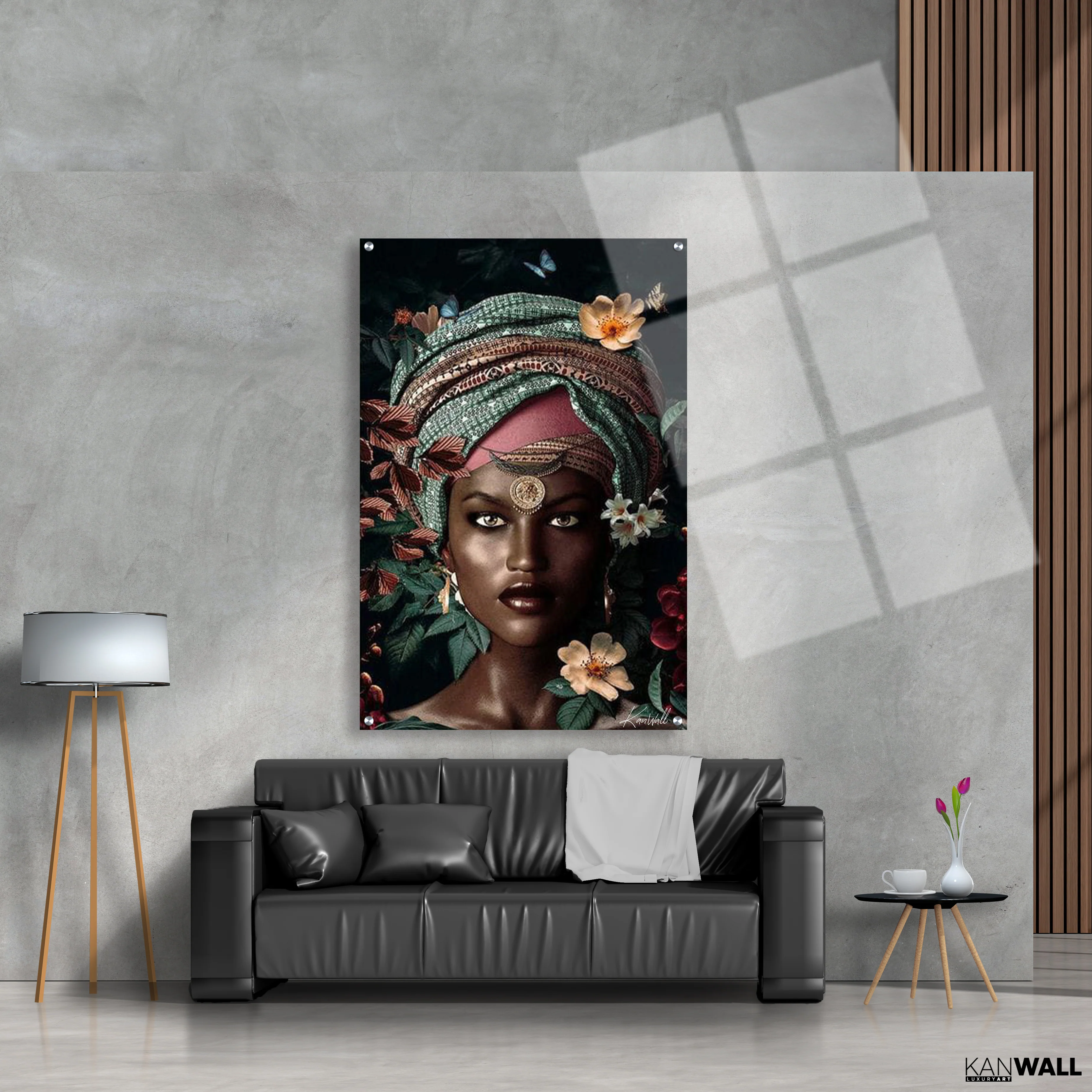 Leinwand | Plexiglas Malerei Flower Woman - Image 2