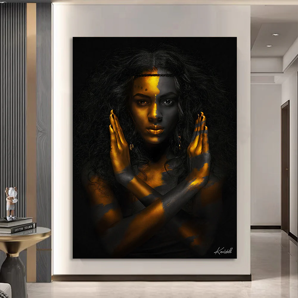 Leinwand | Plexiglas Malerei Golden Star