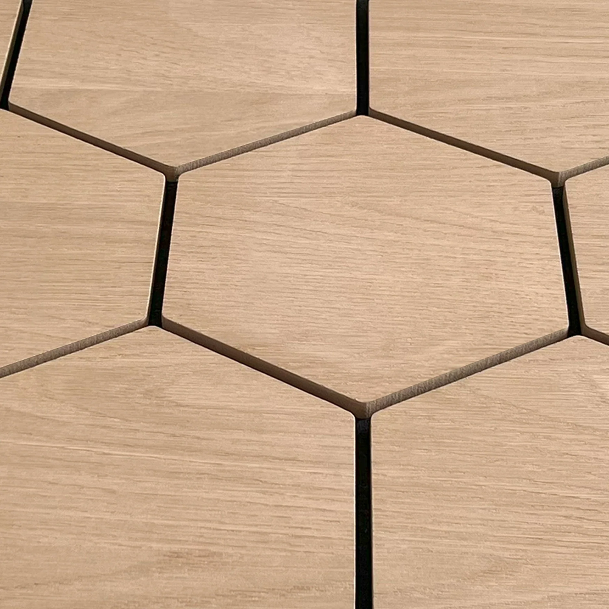 Hexagonpaneel Natur Eiche 81CM | Akustik | Wanddekoration | Sechseck-Form - Image 6