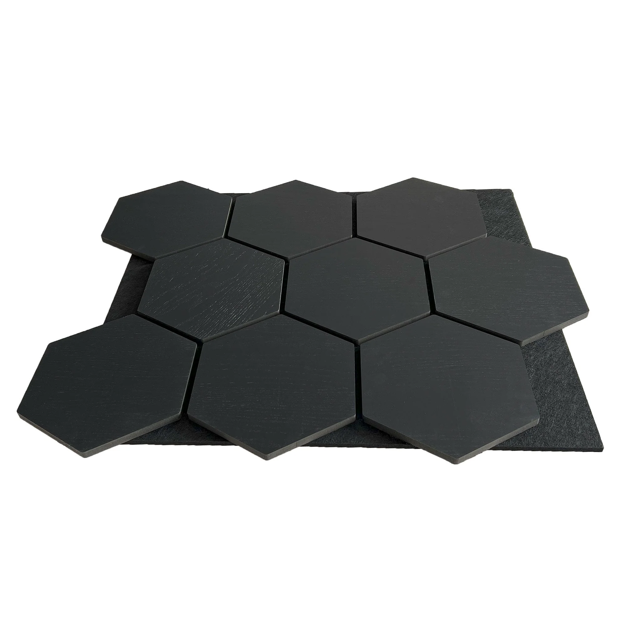 Hexagonpaneel Schwarz 81CM | Akustik | Wanddekoration | Sechseck-Form - Image 4