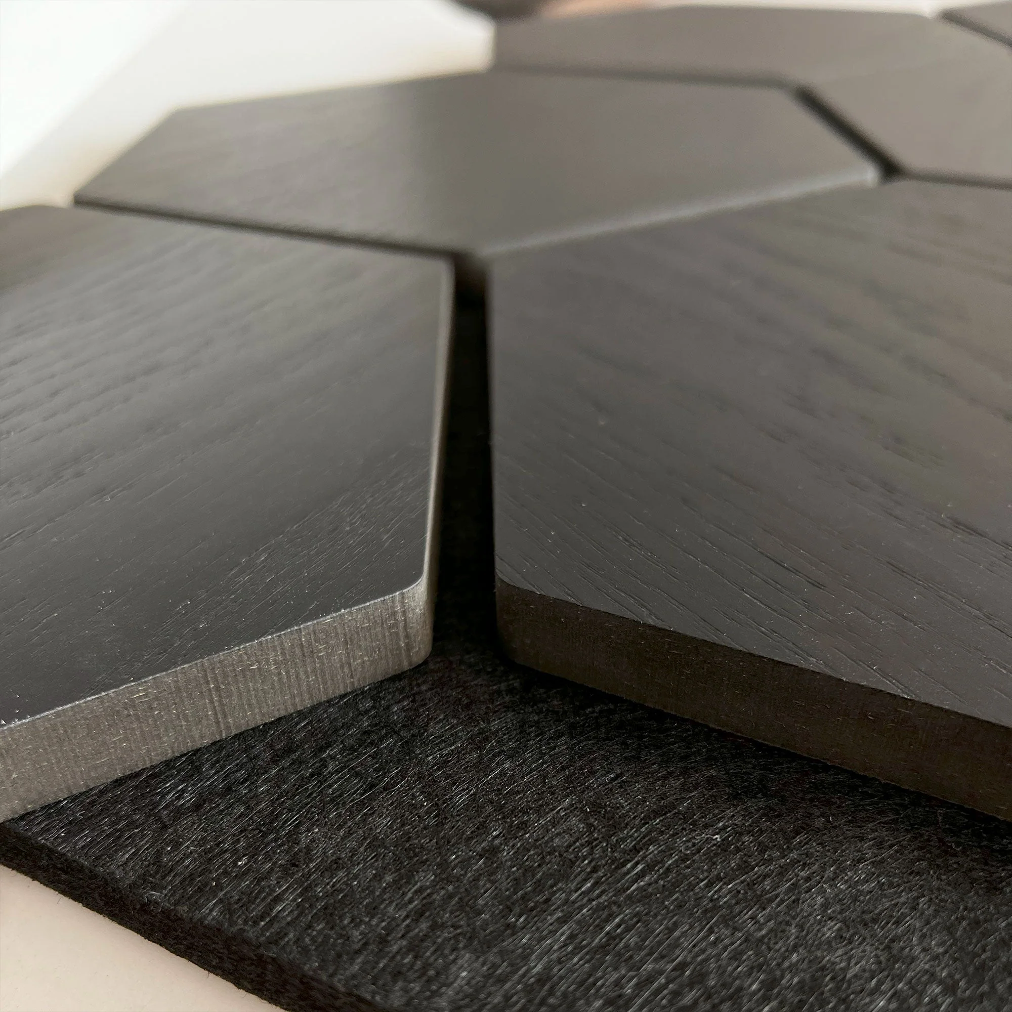 Hexagonpaneel Schwarz 81CM | Akustik | Wanddekoration | Sechseck-Form - Image 8