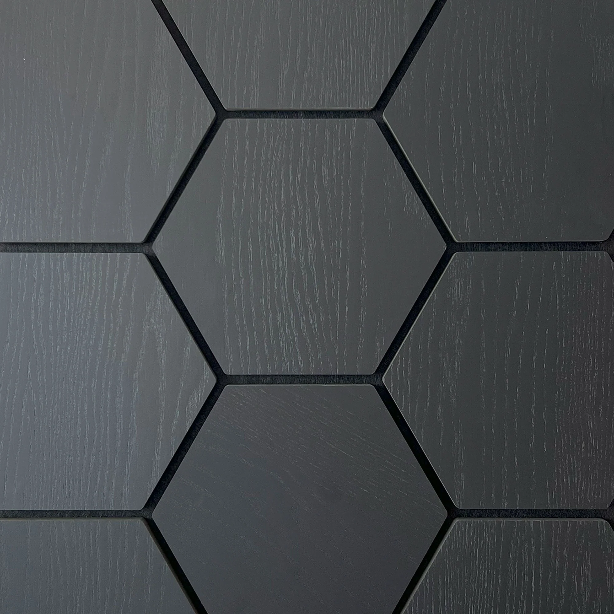 Hexagonpaneel Schwarz 81CM | Akustik | Wanddekoration | Sechseck-Form - Image 9
