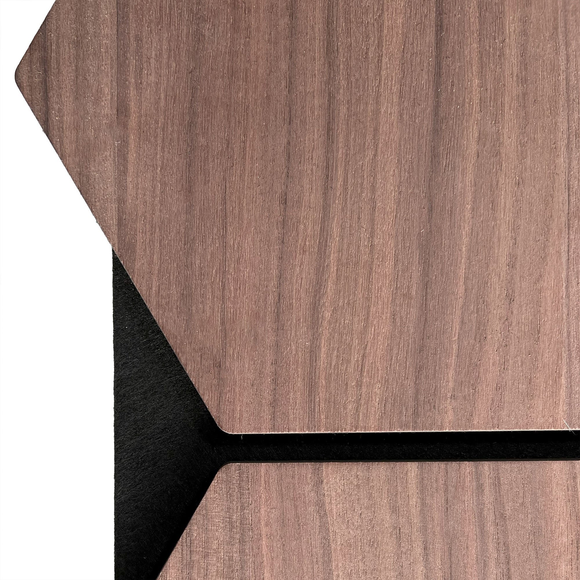 Hexagonpaneel Walnuss 81CM | Akustik | Wanddekoration | Sechseck-Form - Image 8