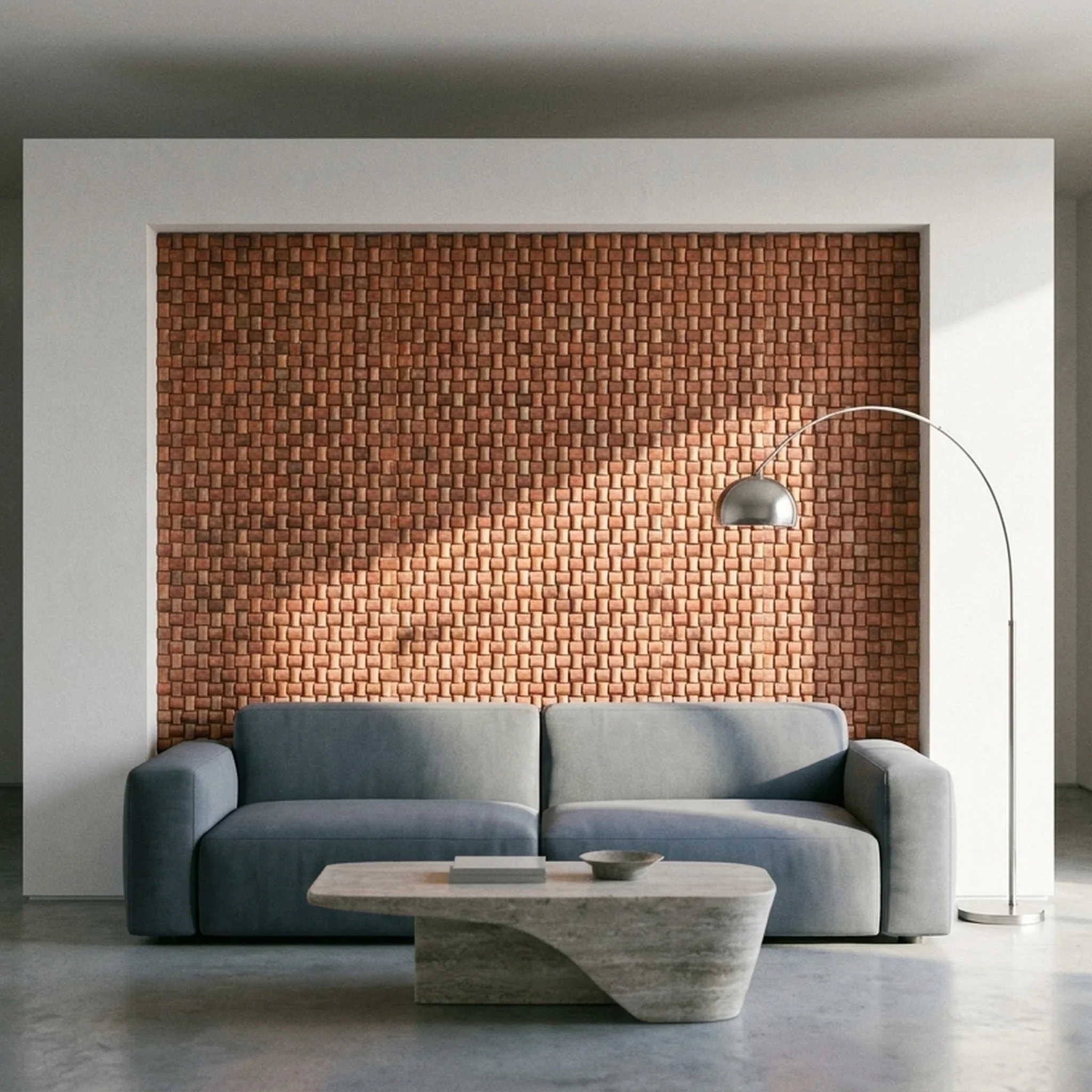 Holz Wandverkleidung Arisauro Mosaik-Look 3D | 30×30 cm - Image 3