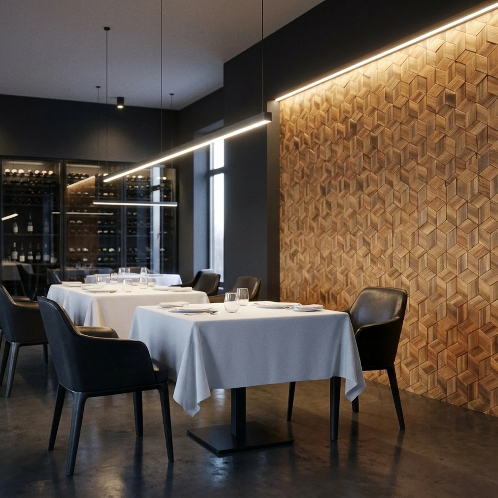 Holz Wandverkleidung Fresh Pine Mosaik-Look 3D | 30×35 cm - Image 3