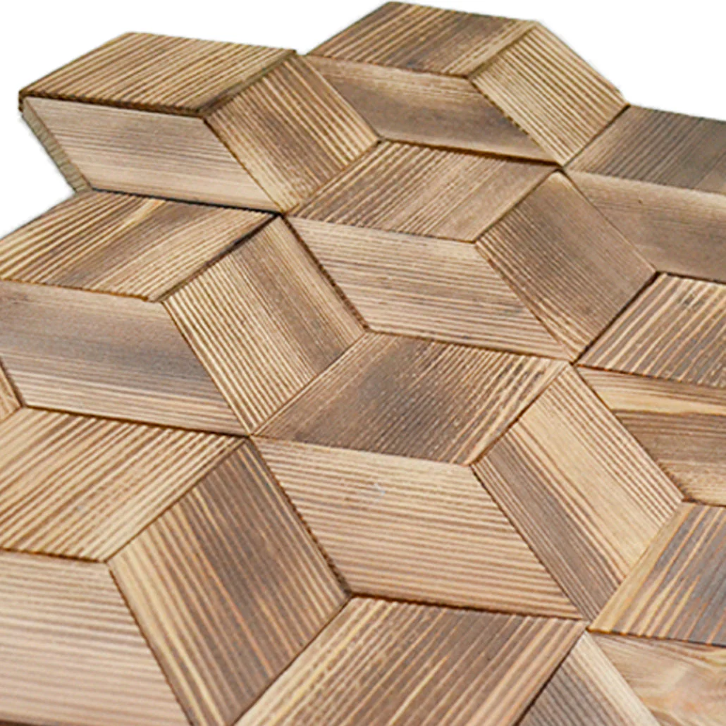 Holz Wandverkleidung Fresh Pine Mosaik-Look 3D | 30×35 cm - Image 8