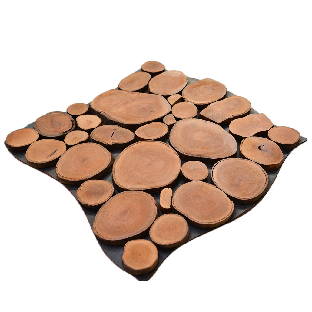 Holz Wandverkleidung Lychee Mosaik-Look 3D | 30×30 cm - Image 4