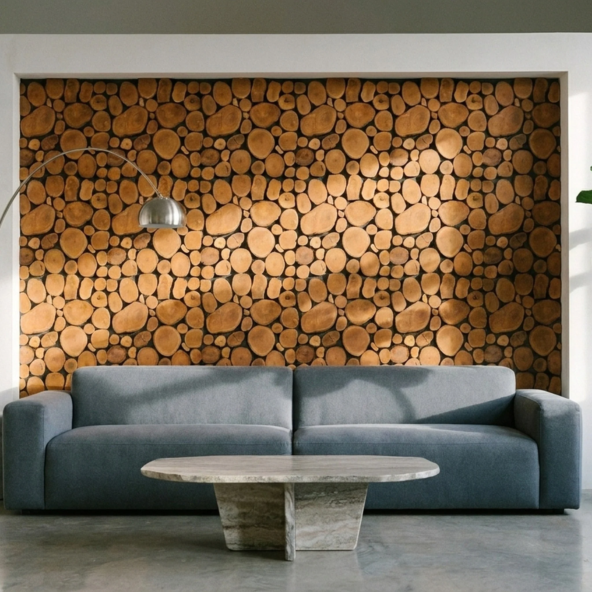 Holz Wandverkleidung Lychee Mosaik-Look 3D | 30×30 cm - Image 5