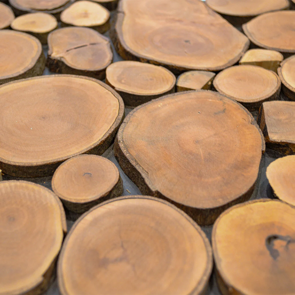 Holz Wandverkleidung Lychee Mosaik-Look 3D | 30×30 cm - Image 8