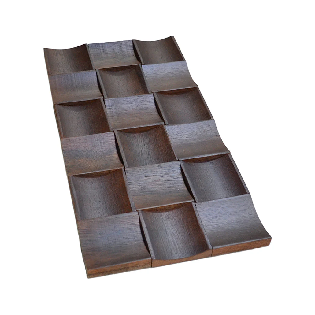 Holz Wandverkleidung Merbau XL Mosaik-Look 3D | 30×60 cm - Image 6