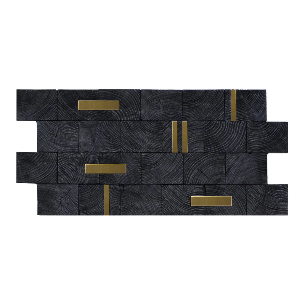 Holz Wandverkleidung Pine XL Mosaik-Look 3D | 30×60 cm - Image 2