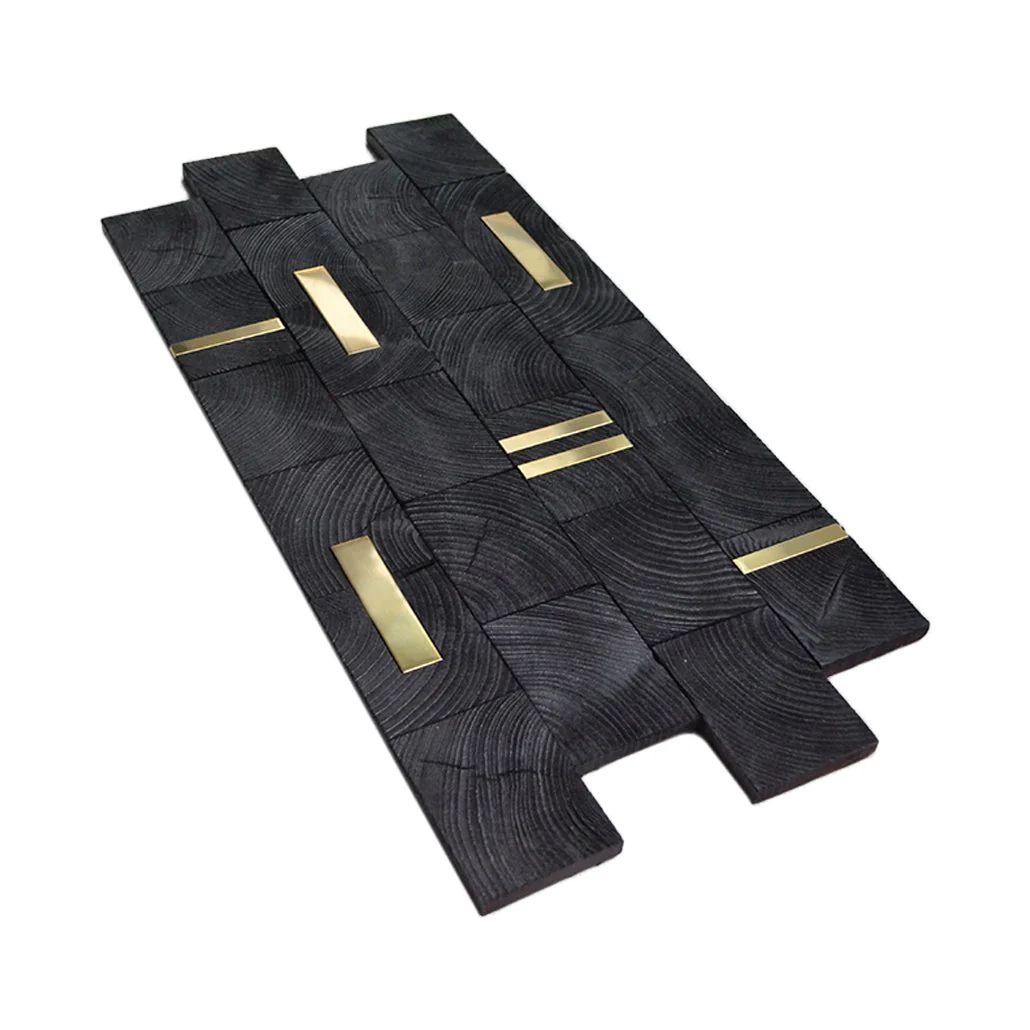 Holz Wandverkleidung Pine XL Mosaik-Look 3D | 30×60 cm - Image 4