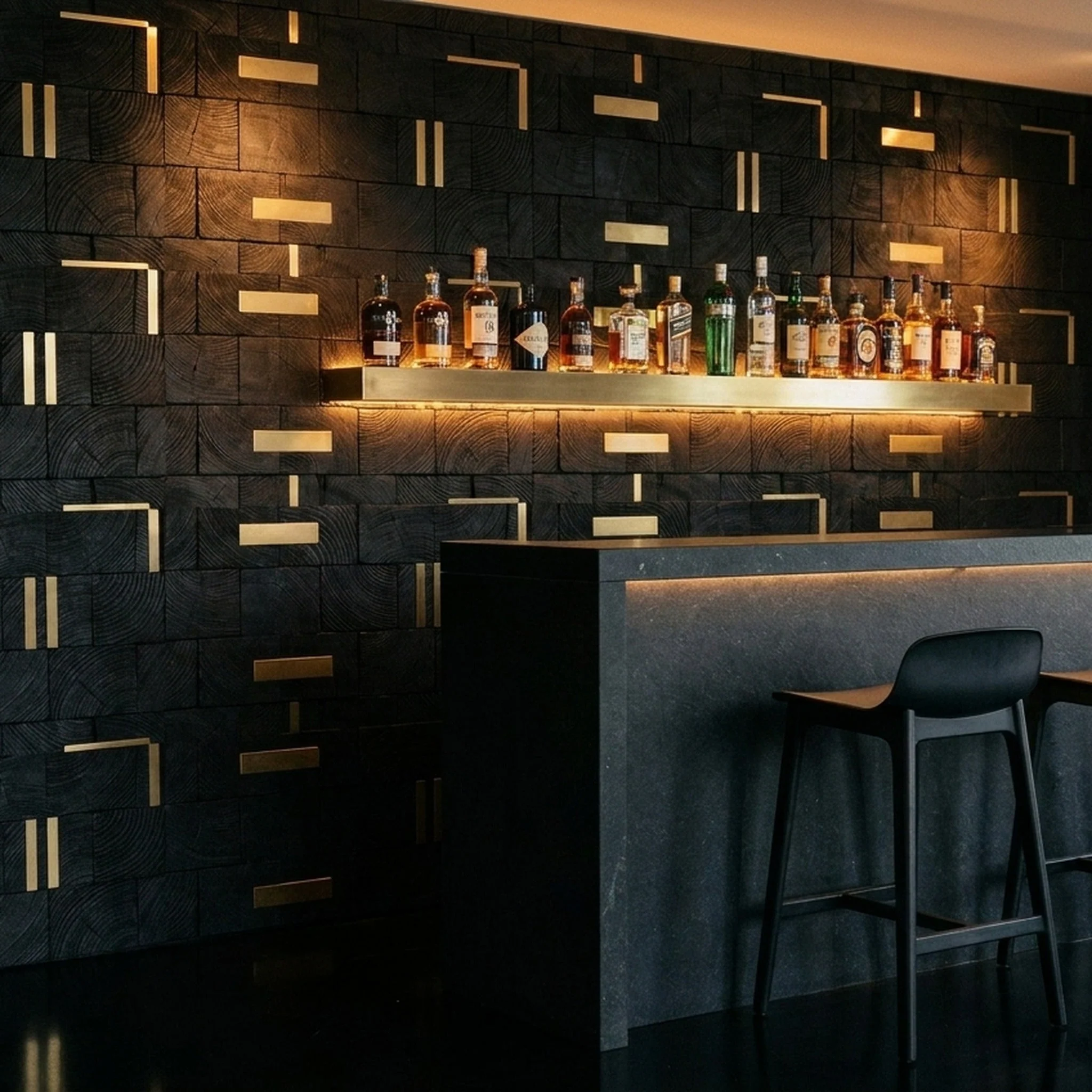 Holz Wandverkleidung Pine XL Mosaik-Look 3D | 30×60 cm - Image 5
