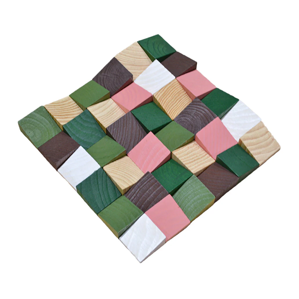 Holz Wandverkleidung Rich Pine Mosaik-Look 3D | 30×30 cm - Image 8
