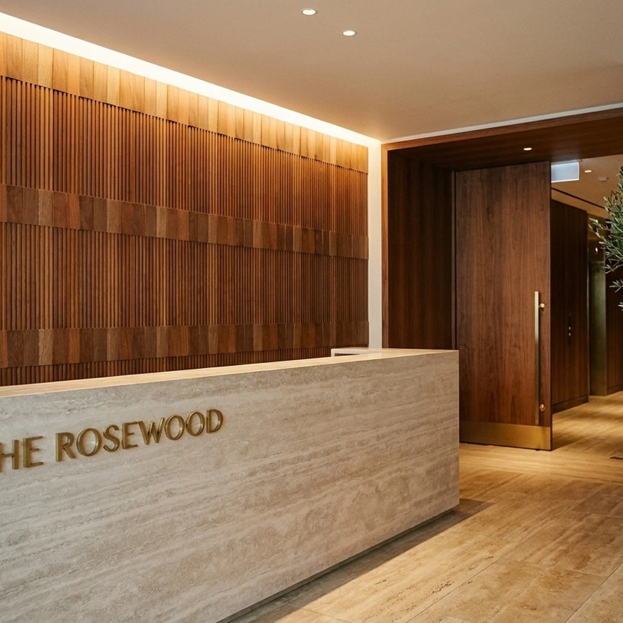 Holz Wandverkleidung Rosewood XL Mosaik-Look 3D | 30×60 cm