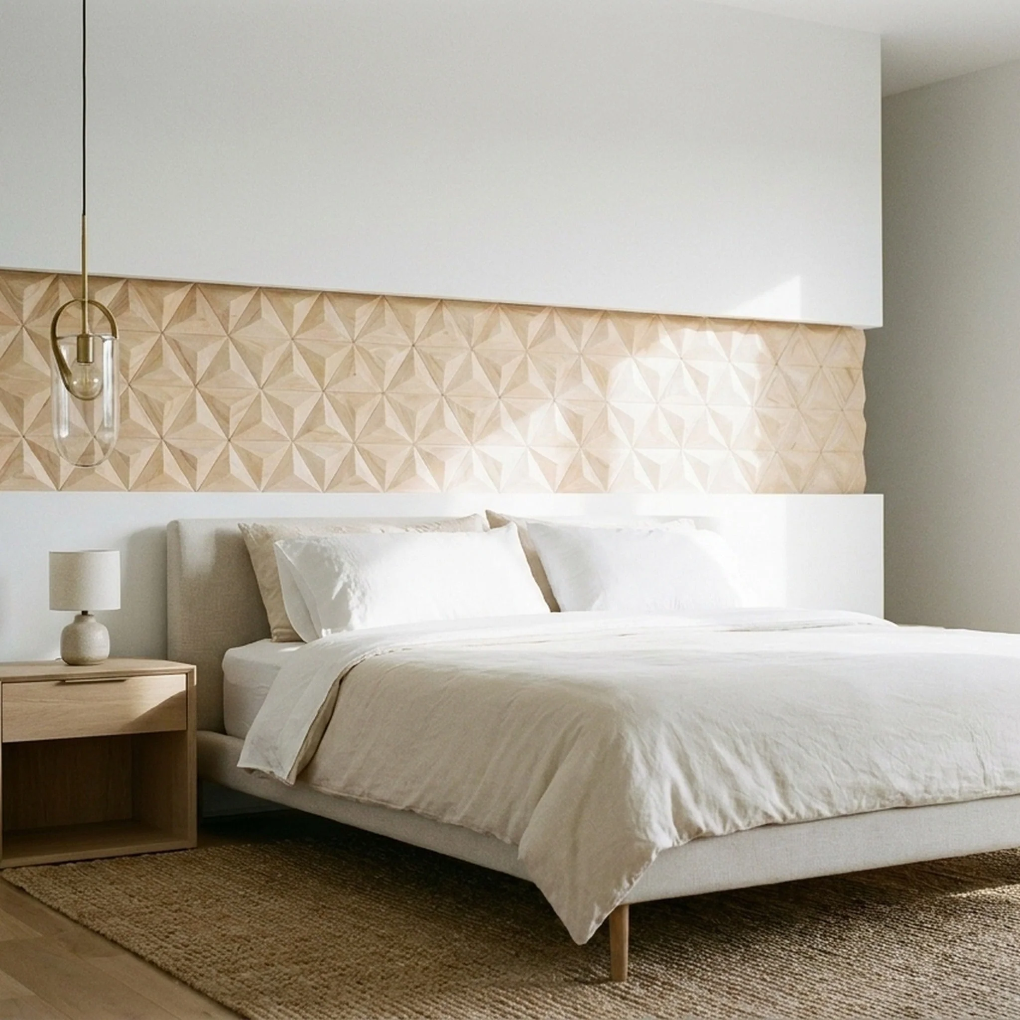 Holz Wandverkleidung Rubberwood XL Mosaik-Look 3D | 30×35 cm - Image 5