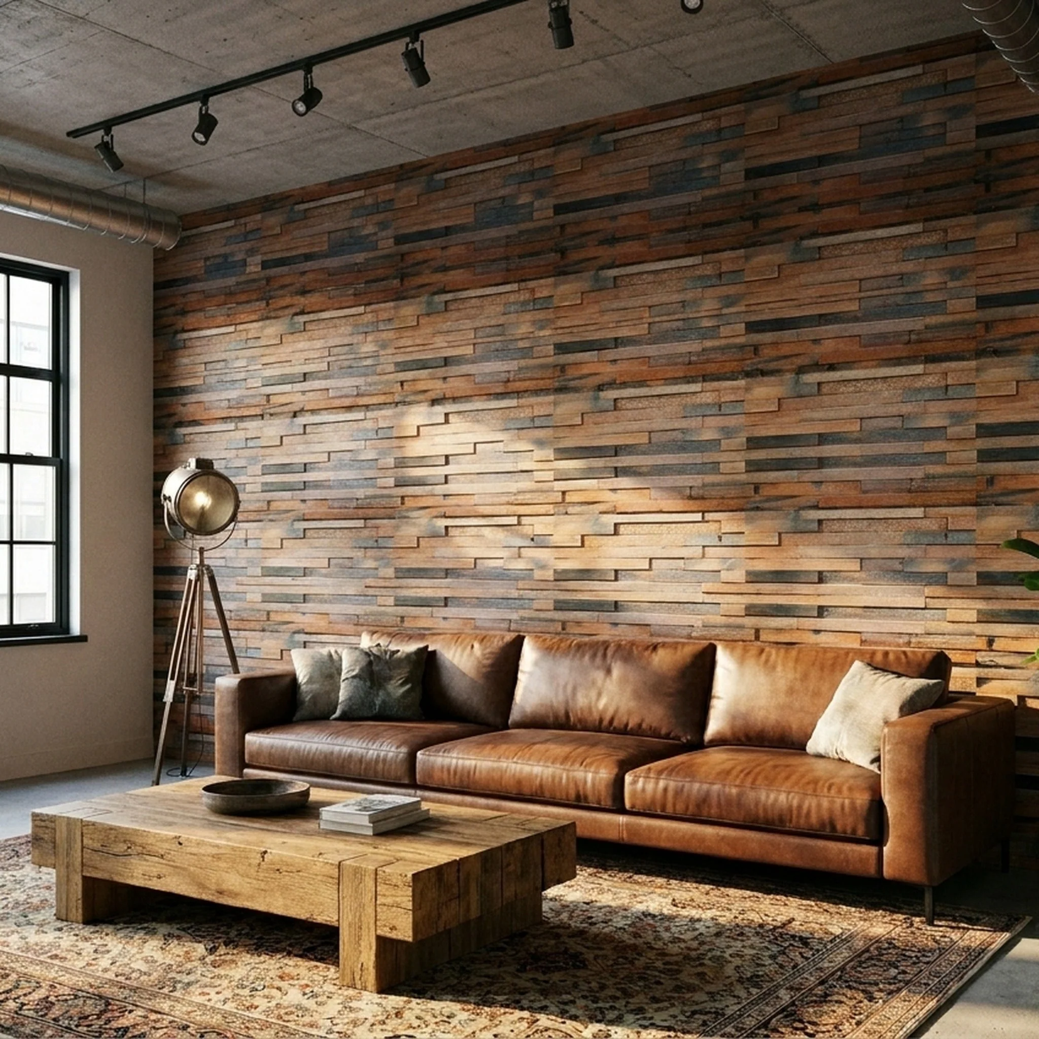 Holz Wandverkleidung Shipwood XL Mosaik-Look 3D | 30×60 cm - Image 5