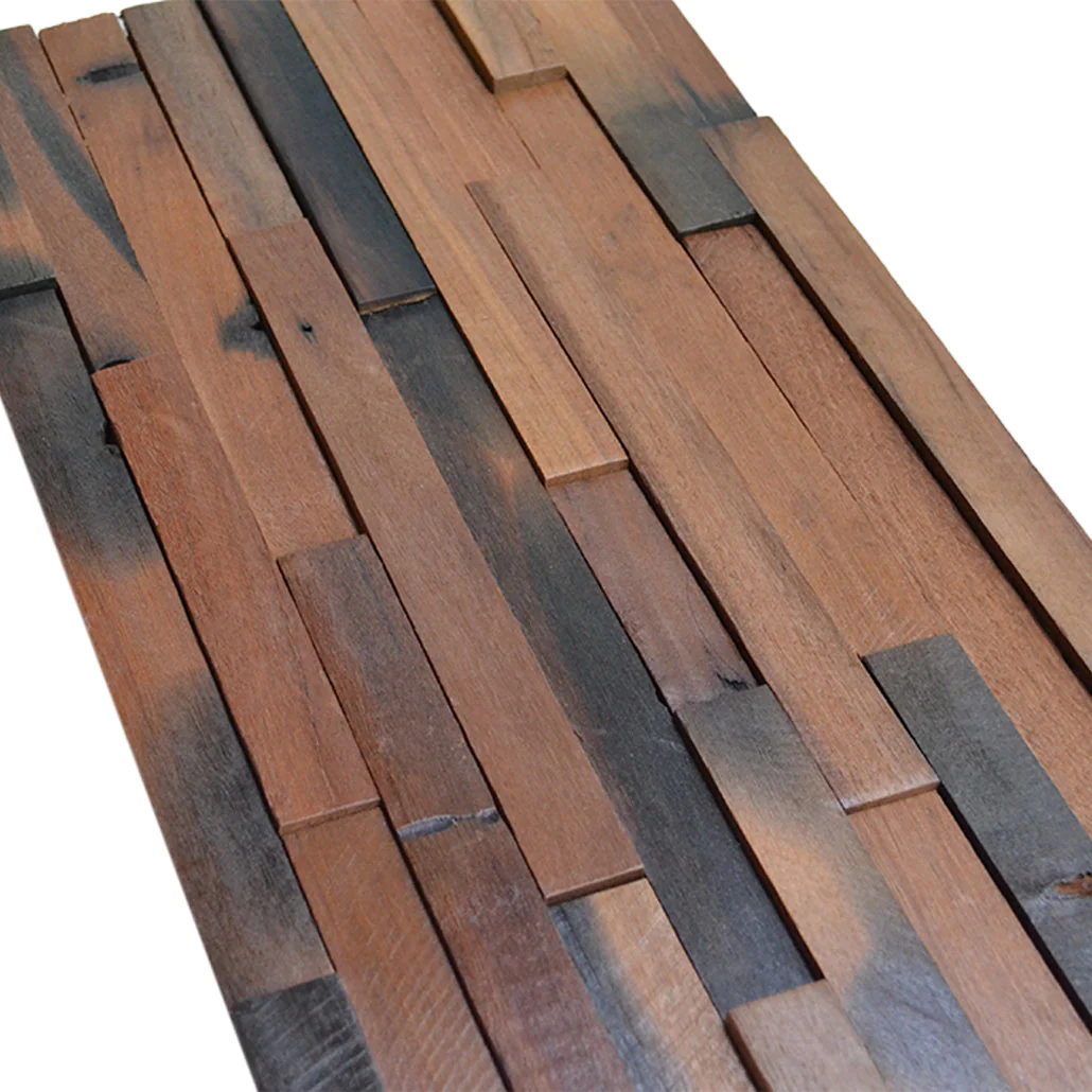 Holz Wandverkleidung Shipwood XL Mosaik-Look 3D | 30×60 cm - Image 6