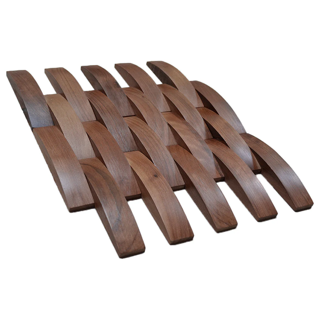 Holz Wandverkleidung Walnuss Deep Dusk Mosaik-Look 3D | 30×30 cm - Image 8