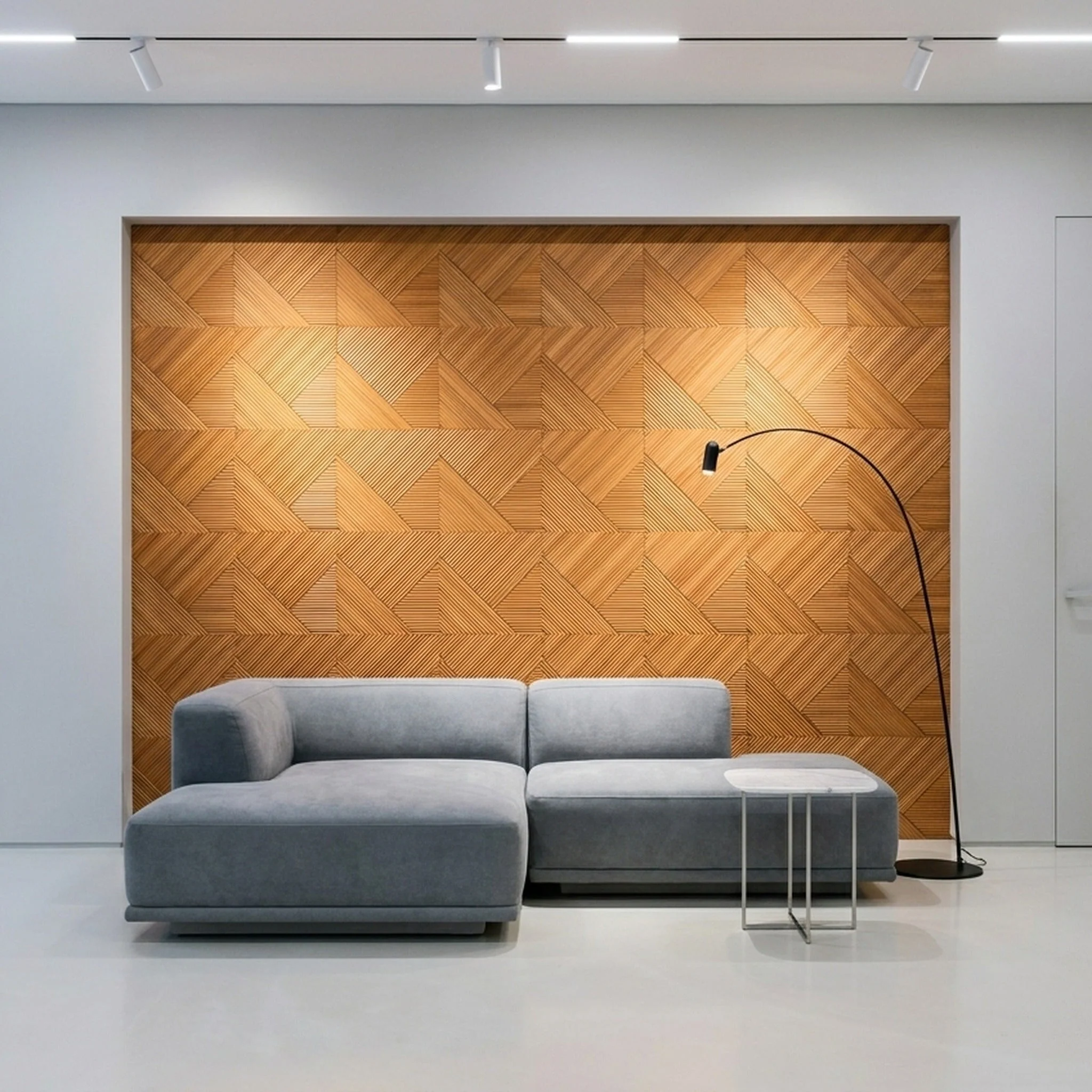 Holz Wandverkleidung Xilan XL Mosaik-Look 3D | 40×40 cm - Image 3