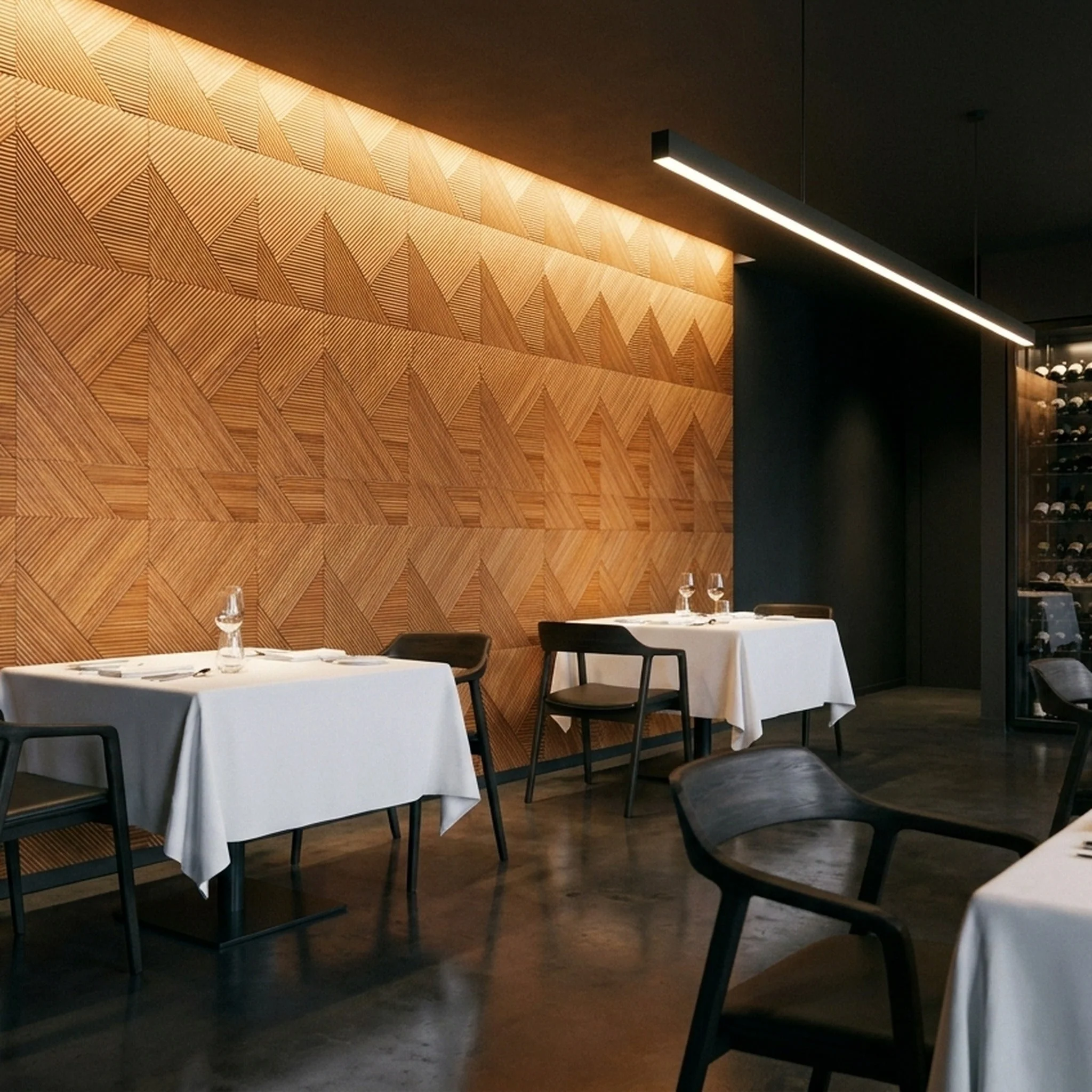 Holz Wandverkleidung Xilan XL Mosaik-Look 3D | 40×40 cm - Image 5