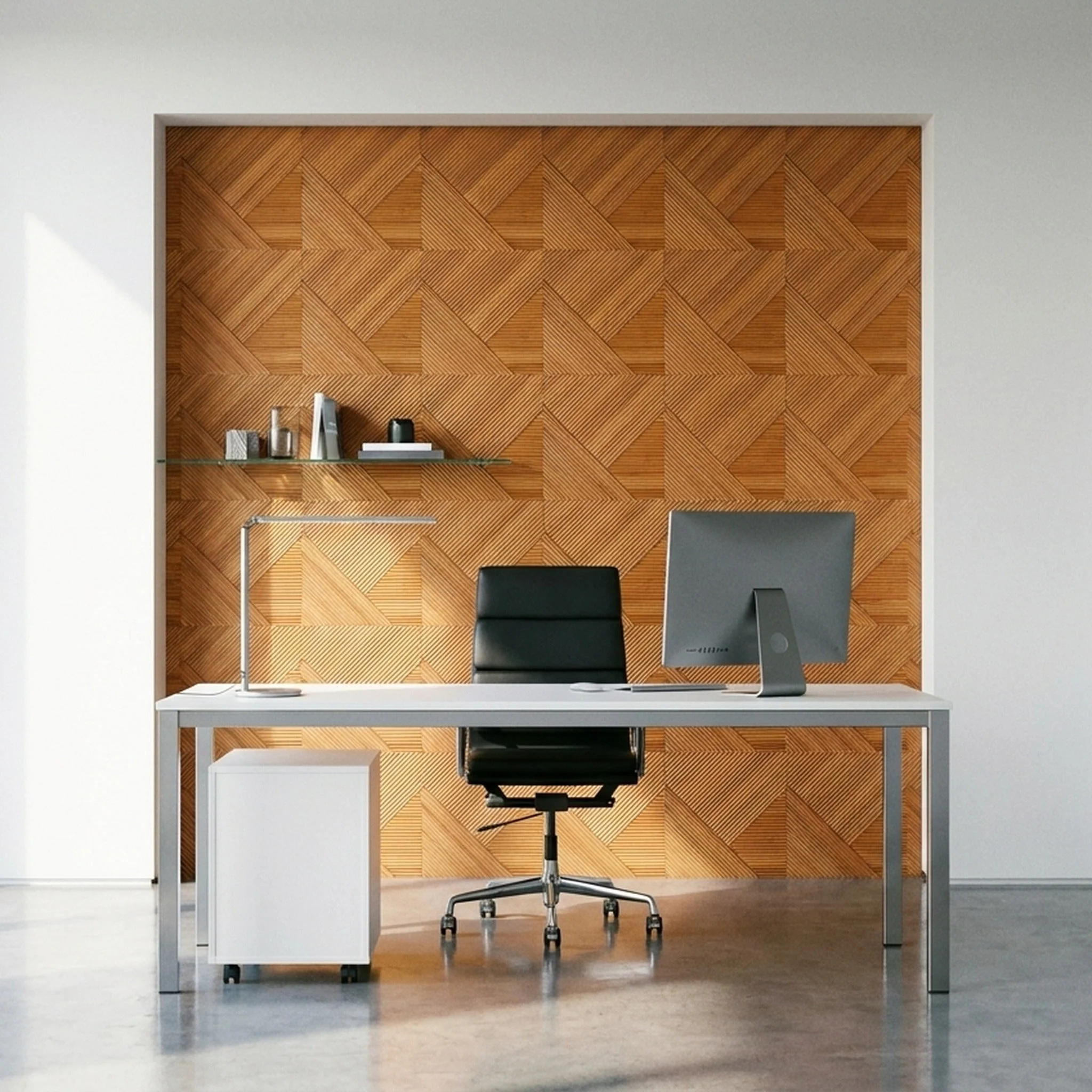 Holz Wandverkleidung Xilan XL Mosaik-Look 3D | 40×40 cm - Image 7