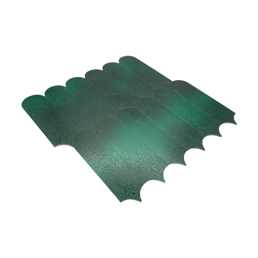 Selbstklebende Mosaikfliesen Metall | Bogen Dunkelgrün | 28,8×29,8 cm | Küche, Bad & WC - Image 6