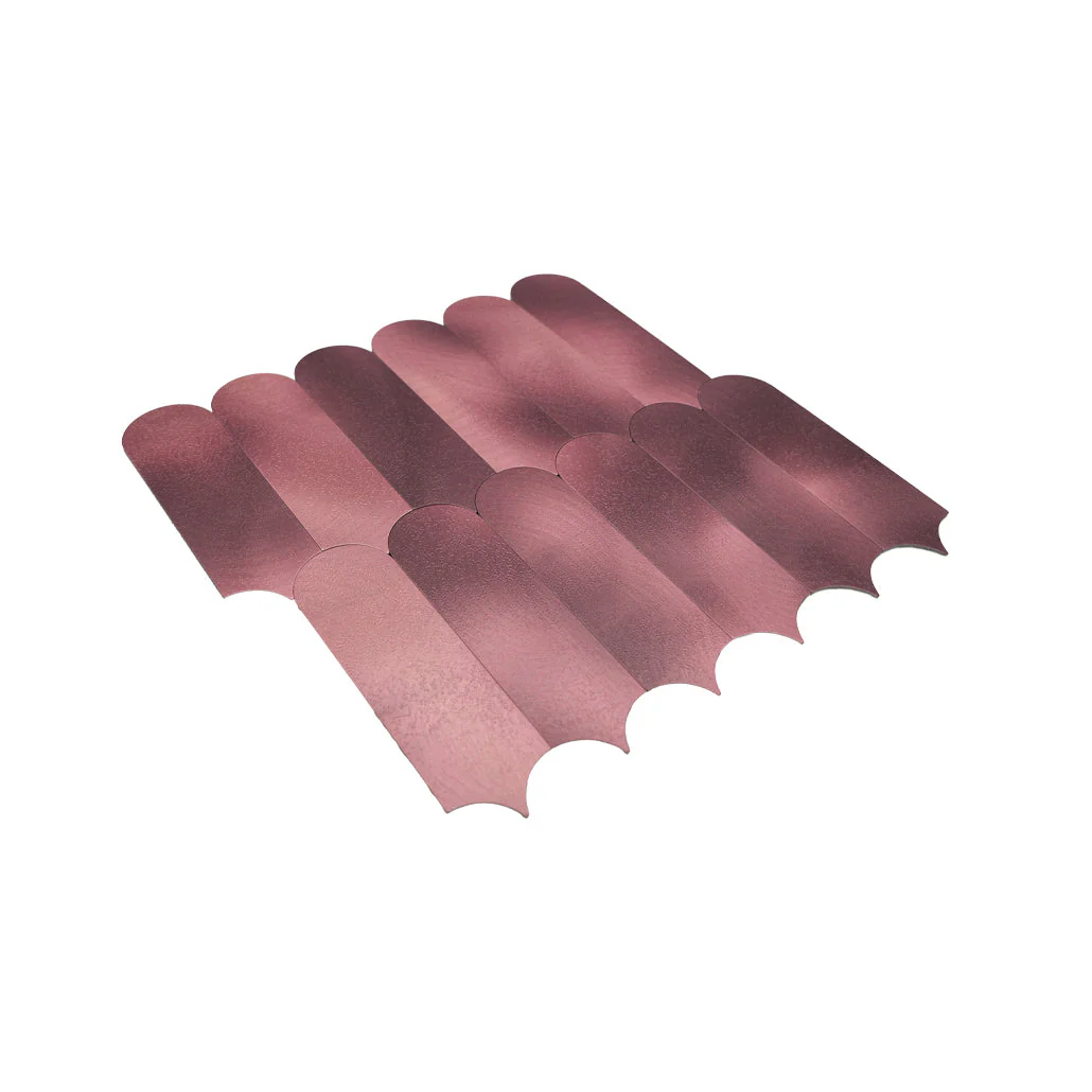 Selbstklebende Mosaikfliesen Metall | Bogen Rosa | 28,8×29,8 cm | Küche, Bad & WC - Image 6