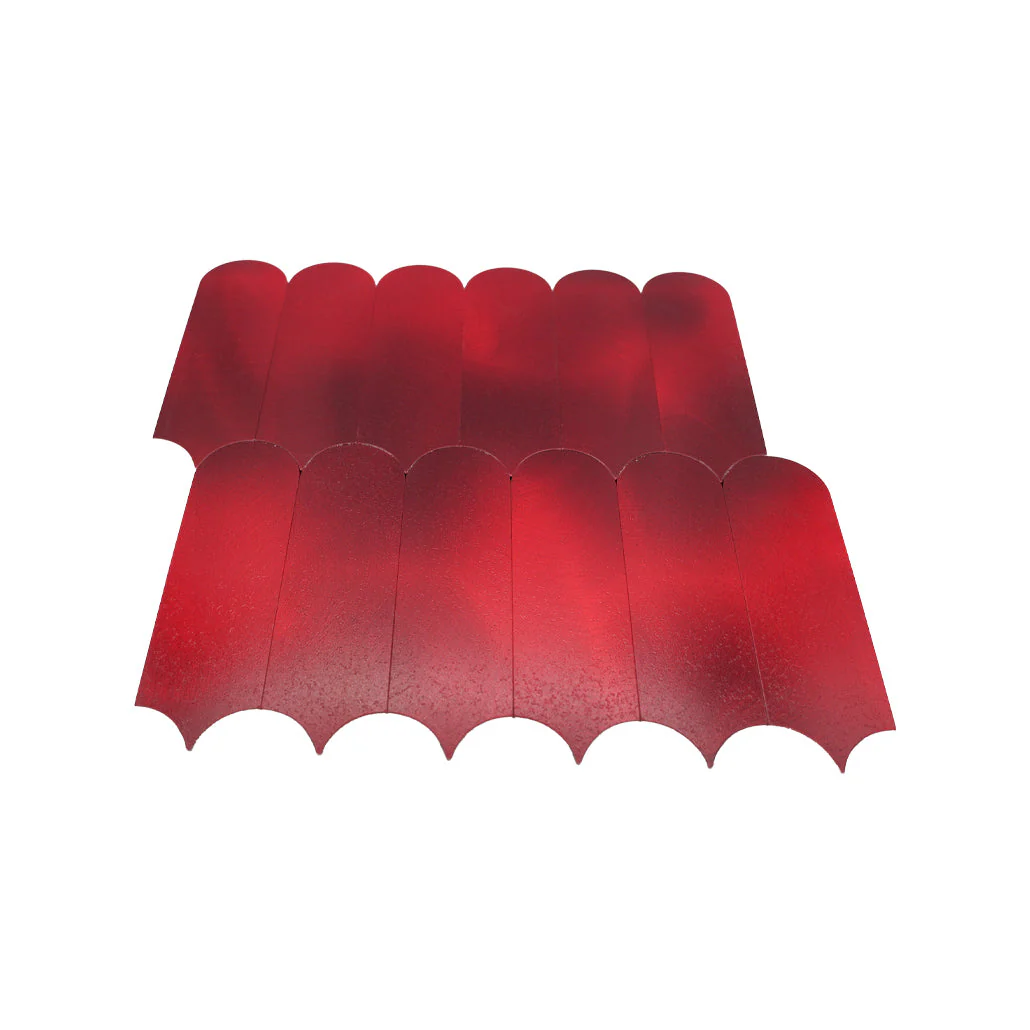 Selbstklebende Mosaikfliesen Metall | Bogen Rot | 28,8×29,8 cm | Küche, Bad & WC - Image 4