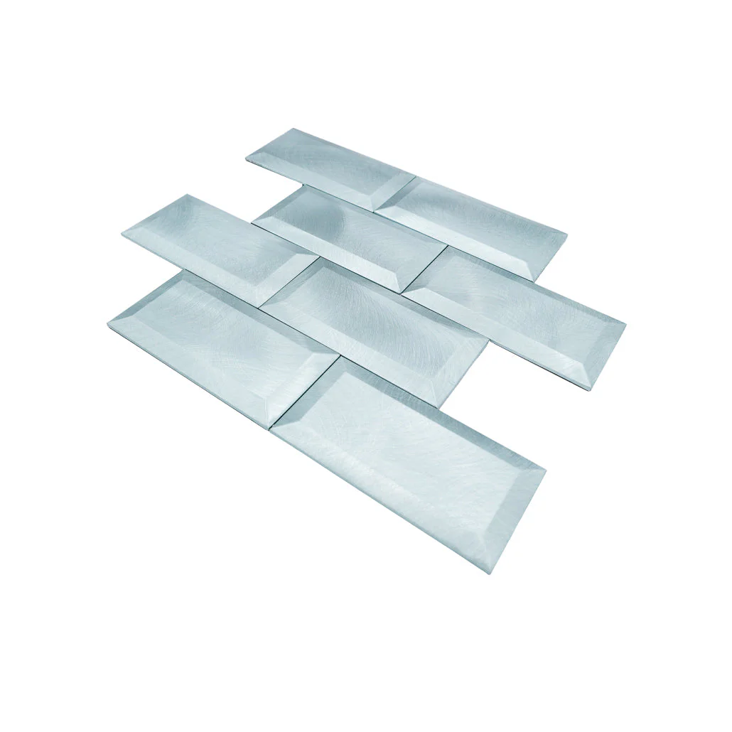 Selbstklebende Mosaikfliesen Metall | Metro 3D Blau | 30,5×30,5 cm | Küche, Bad & WC - Image 6